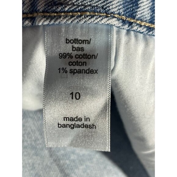 Edgely Womens Original Fit Mid Rise Relaxed Boyfriend Crop Jeans Size 10 25" ins - Picture 5 of 6